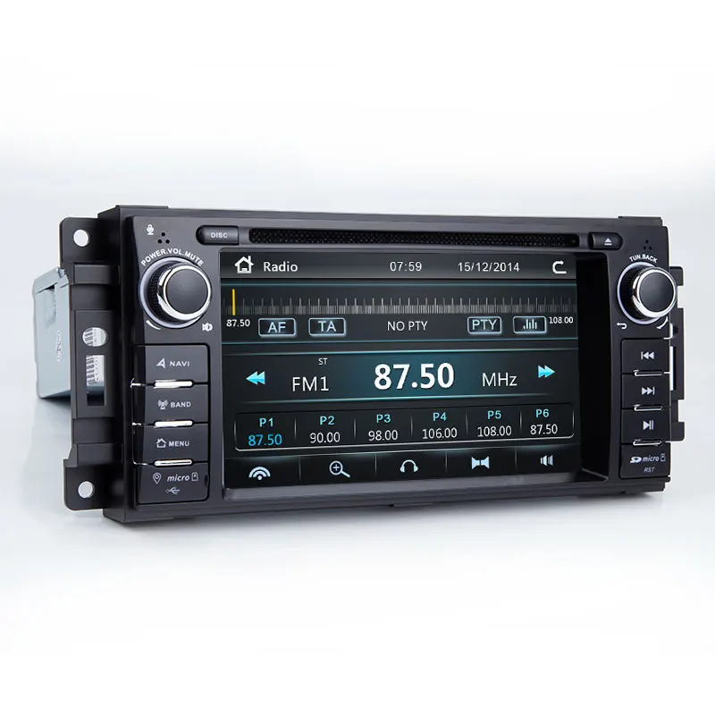 Sale 2 Din Car DVD Multimedia Player For Jeep Grand Cherokee Chrysler 300C Dodge Ram Compass Patriot Sebring GPS Navigation AutoRadio 4