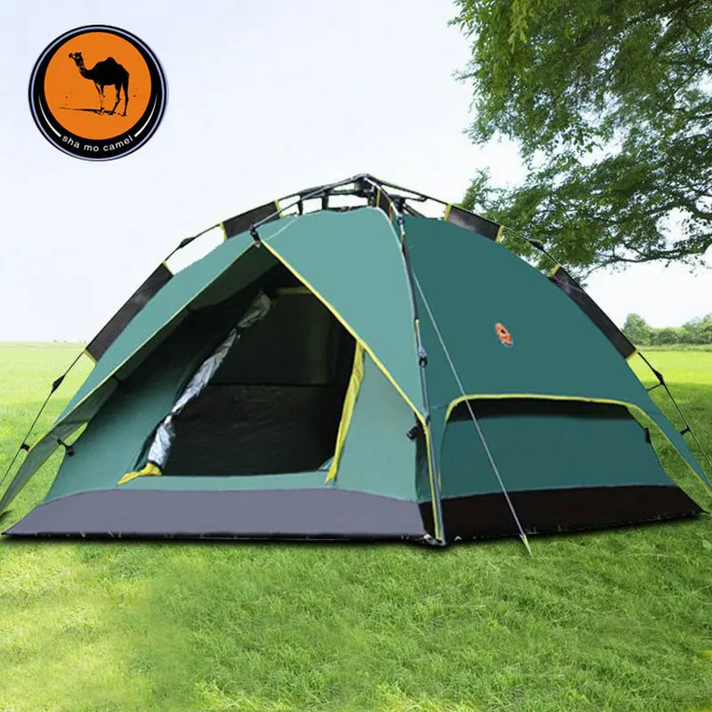 3 4 Person Camping Tent Quick Automatic Waterproof Double layer Pop Up
