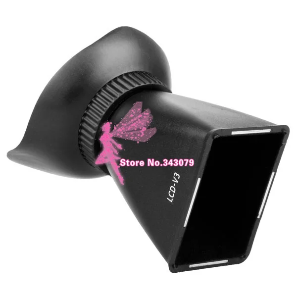 

V3 LCD Viewfinder 2.8x Magnifier Extender Magnetic camera lens Hood for C 600D 60D Free Shipping