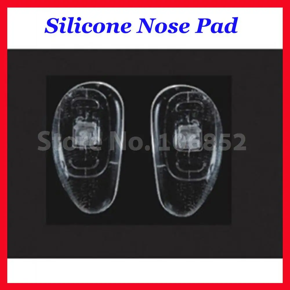 Best Retail 20pieces=10pairs E type silicone nose pads size 13mm 14mm 15mm screw in or push in type optional