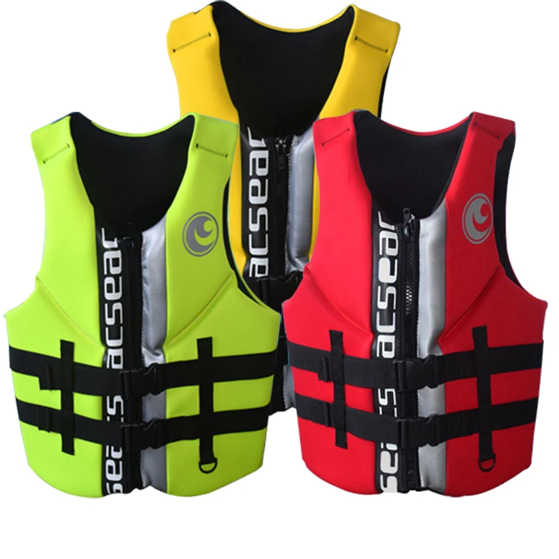 Lifevest adult neoprene life jackets  Swimming Floating Vest lifejacket PFD Type III  Ski Vest/Life SIZE S TO XXXL