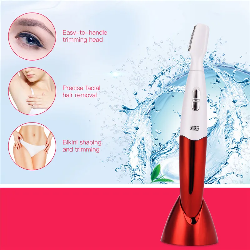 

Electric Mini Lady Eyebrow Women Trimmer Body Face Hair Shaver Epilator Bikini Underarms Hair Remover Personal Care EEBT01R 47 Z