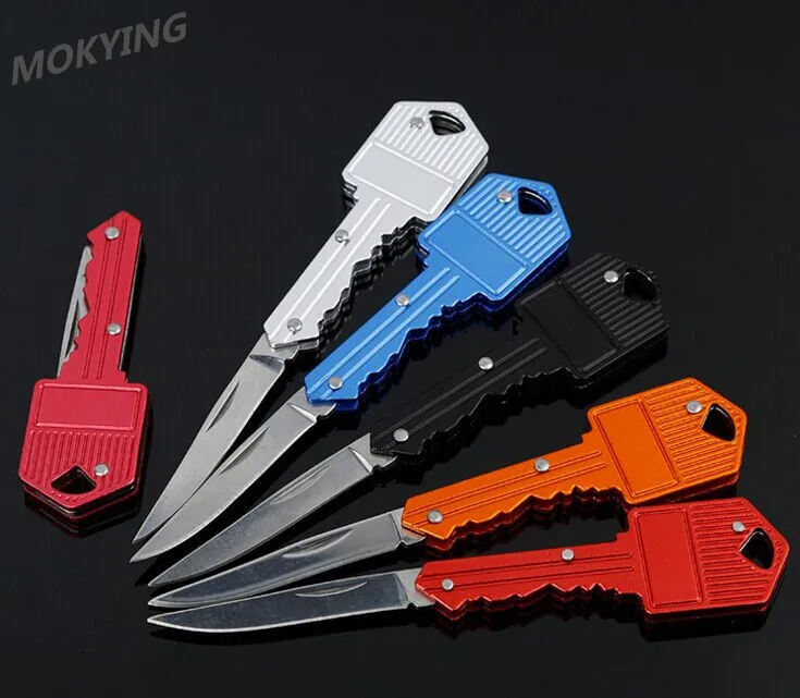 MOKYING 6 цветов переносной складной нож для ключей карманный Мини брелок кемпинга