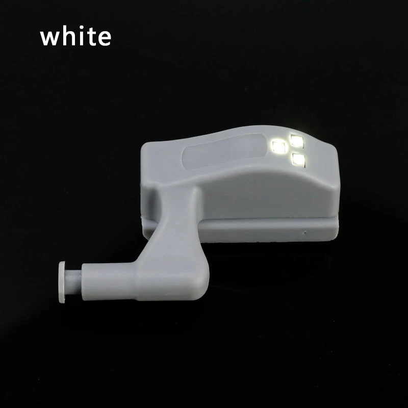 Светодиодная подсветка под шкаф PIR датчик движения лампа авто спальня вкл/выкл шкаф лампа для шкафа шкаф Armario кухонный ночной Светильник - Цвет: Hinge light white
