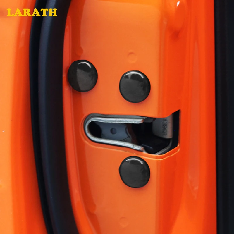 LARATH Door Lock Screws Cover Cap Car Door Lock Protector Cover Sticker