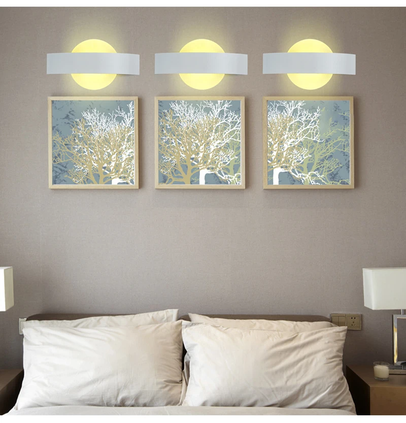 Horsten LED Modern Simple Wall Lamp Creative  Environmentally  Bedroom Bedside Livingroom Dining-room Hotel Study Corridor Light (9)