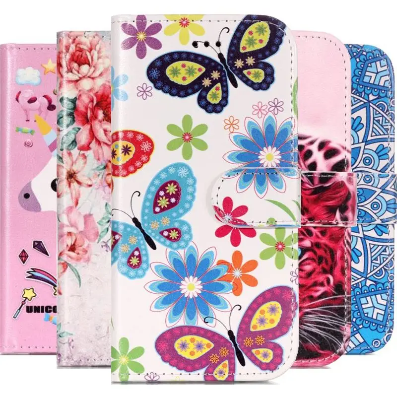 

High Quality Phone Case For Fundas iPhone XR X XS MAX 7 8 5 5S SE 6 6S Plus Cover Leopard Dog Luxury Flip Card Slot Coque D01Z