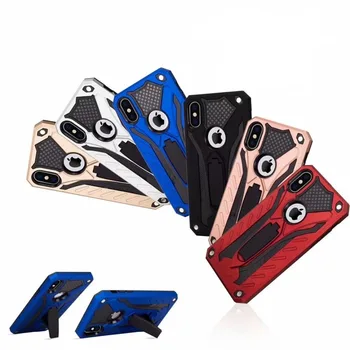 

Armor Kickstand CaseFor Iphone XR Slim Soft Tpu Hard PC Shockproof Phone Case For Apple Iphone XS XS Plus Heavy Duty Case