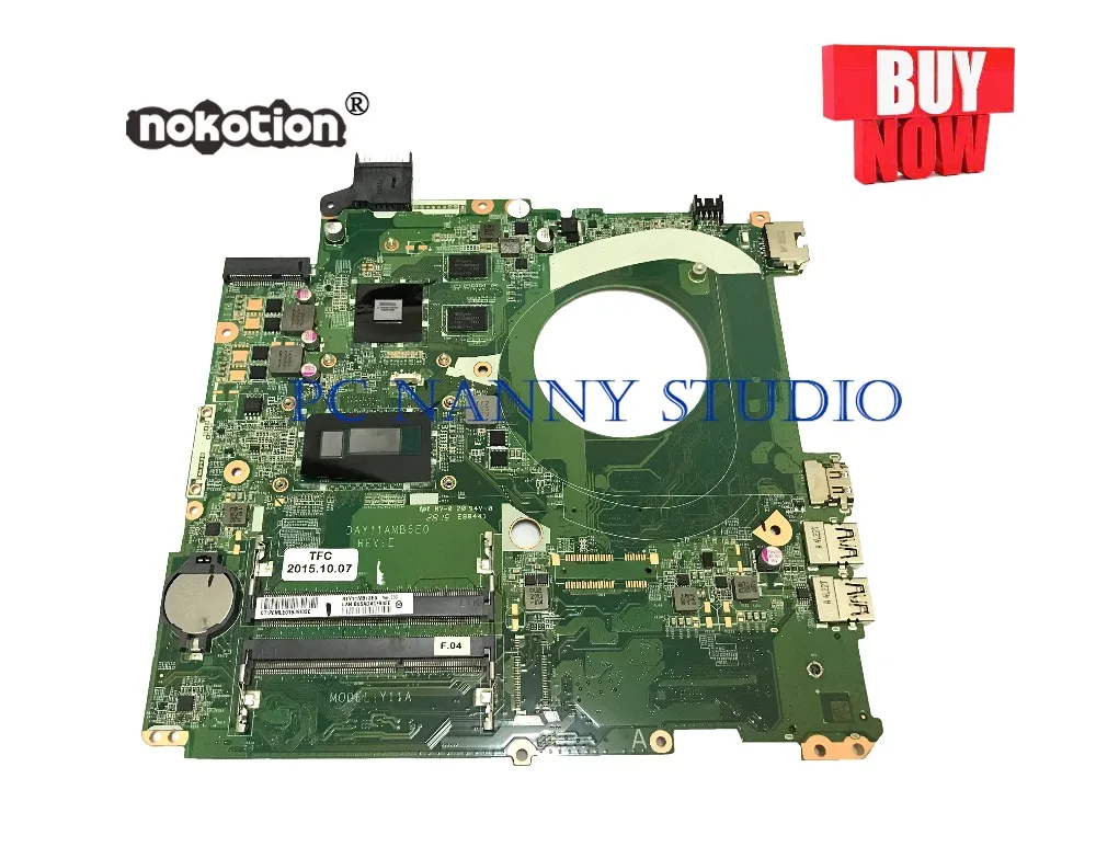 #^Special Price PCNANNY DAY11AMB6E0 For HP Pavilion 15-P laptop motherboard I3-4030U tested
