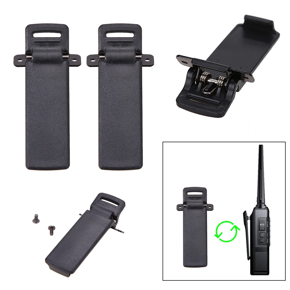 2 шт./лот Зажим для ремня рации Retevis Baofeng UV5R / 5RA 5R + 5RB 5RC сторонняя радиосвязь UV 5cb