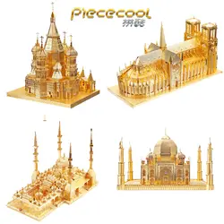 Piececool 3D металлические Пазлы Строительная модель Лондонский глаз Sungnyemun DIY сборные модели наборы DIY 3D лазерная резка модель головоломки