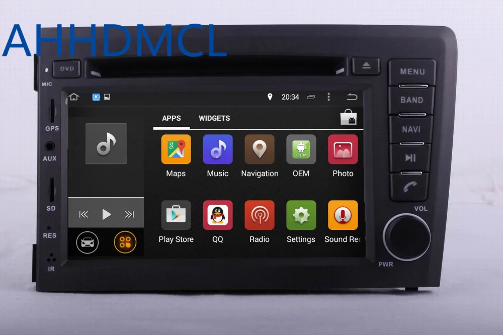 AHHDMCL Автомобильный мультимедийный плеер стерео радио аудио DVD Android 9,0 gps навигация для S60 V70 2001 2002 2003 2004