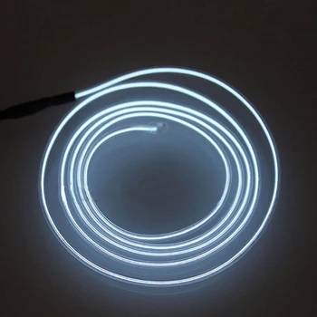 

LED Interior DIY Ambient Atmosphere DC 12V Cold Decor Light Strip Decorative Vehicle Universal Car 2m Optical Fiber
