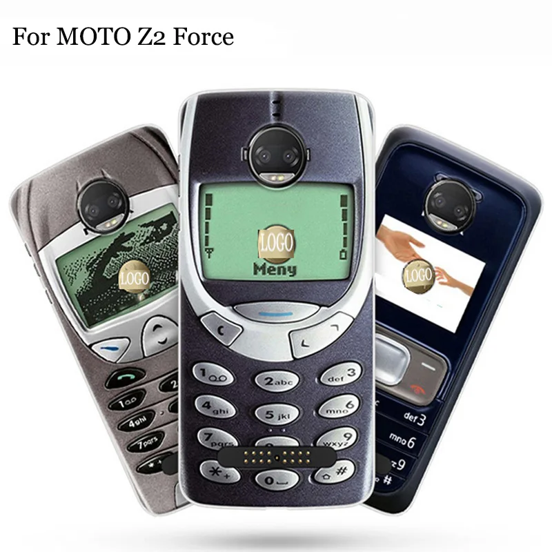 Чехол для телефона MOTO Z2Force винтажный Мягкий силиконовый чехол с
