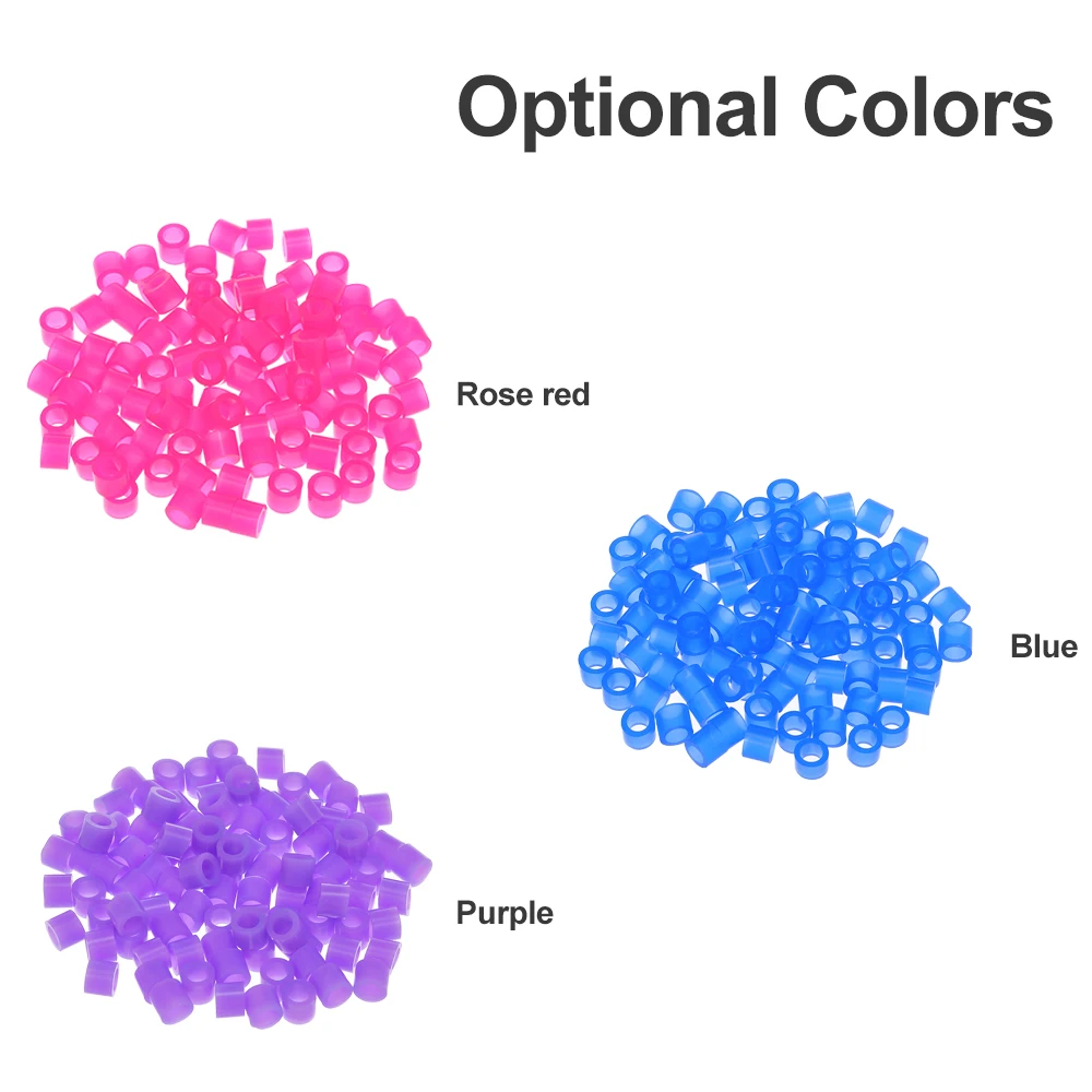 Silicone Dental Instrument Color Code Rings 100 PCS 4*6*5MM