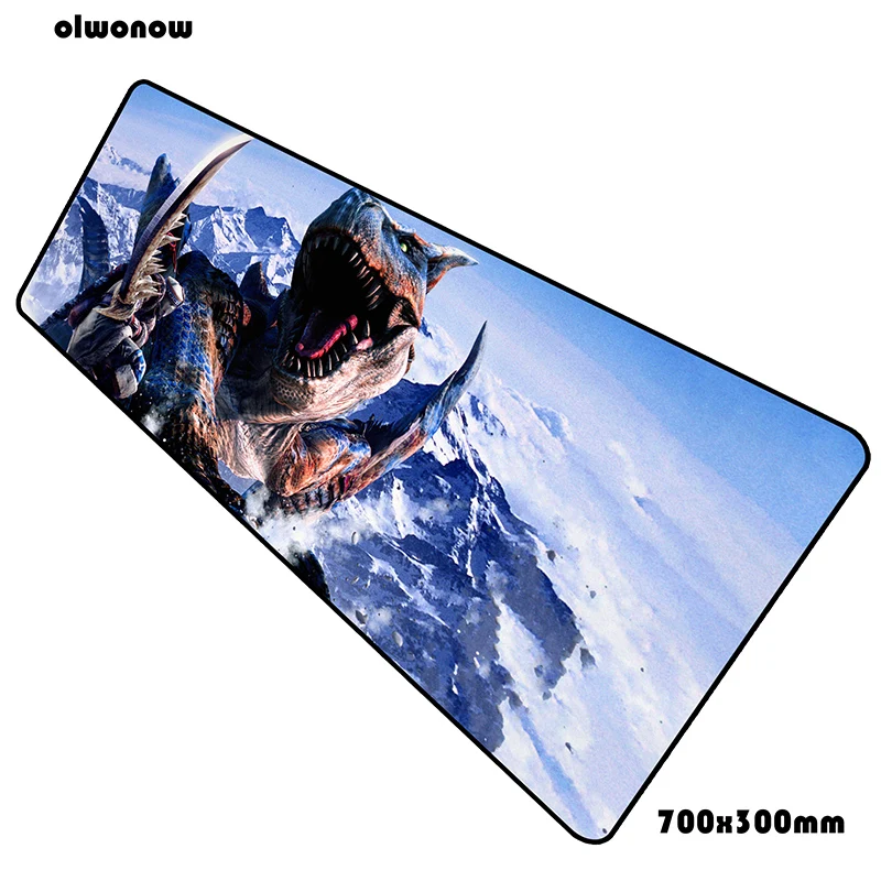 Size 700x300x2mm Коврик для мыши monster hunter, 70x30 см, игровой коврик для мыши, аниме, подгонянный, офисный, Настольный коврик, подарок для мальчика, коврик для мыши, игры, pc gamer, коврики - Цвет: Size 700x300x2mm