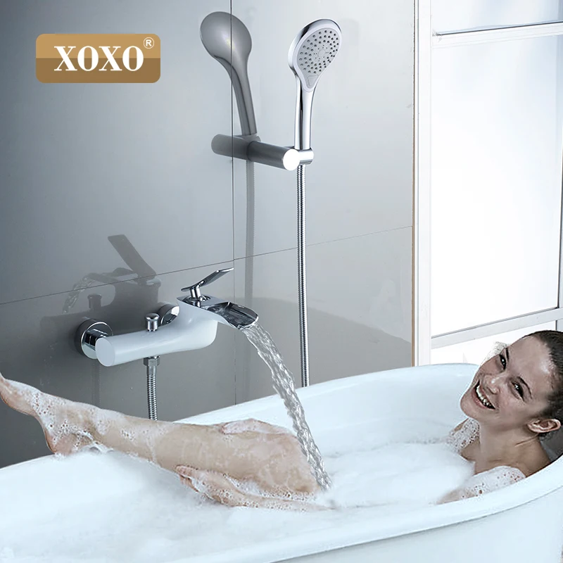Online XOXO Badewanne wasserhahn chrom kupfer dusche mischbatterie einzelnen verarbeitungs dual control dusche bad wasserhahn 83003W