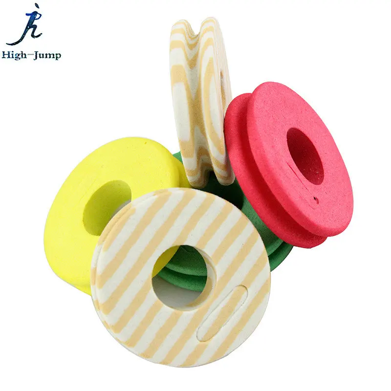 

100pcs/set Foam Fishing Winding Board Fishing Tool Diameter 4.5cm Fishing Mainline Winding Board Foam Fishing Tool Accessories