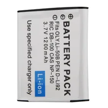 High Quality 1pcs 3.7V 1200mAh LI-50B Battery For Olympus U6000 U8000 U9000 SP-800UZ SZ-10 XZ-1 Camera