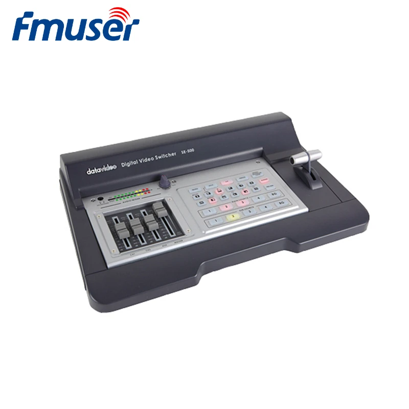 FMUSER SE-500 Datavideo 4-х канальный аналоговый Вход цифровая обработка видео коммутатор для небольшой студии/клюшки для гольфа, паба/СЕМИНАРЫ/фут