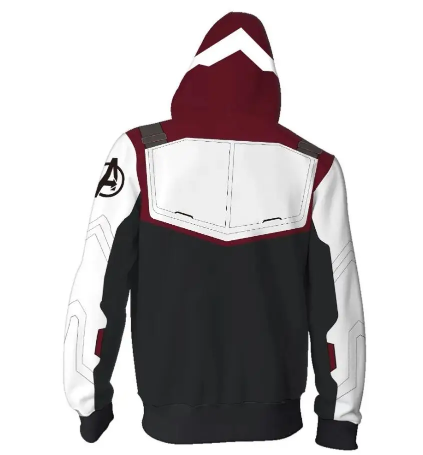Avengers Endgame Quantum Realm Sweatshirt Jacket Advanced Tech Hoodie Cosplay Costumes 2019 new superhero Iron Man Hoodies suit