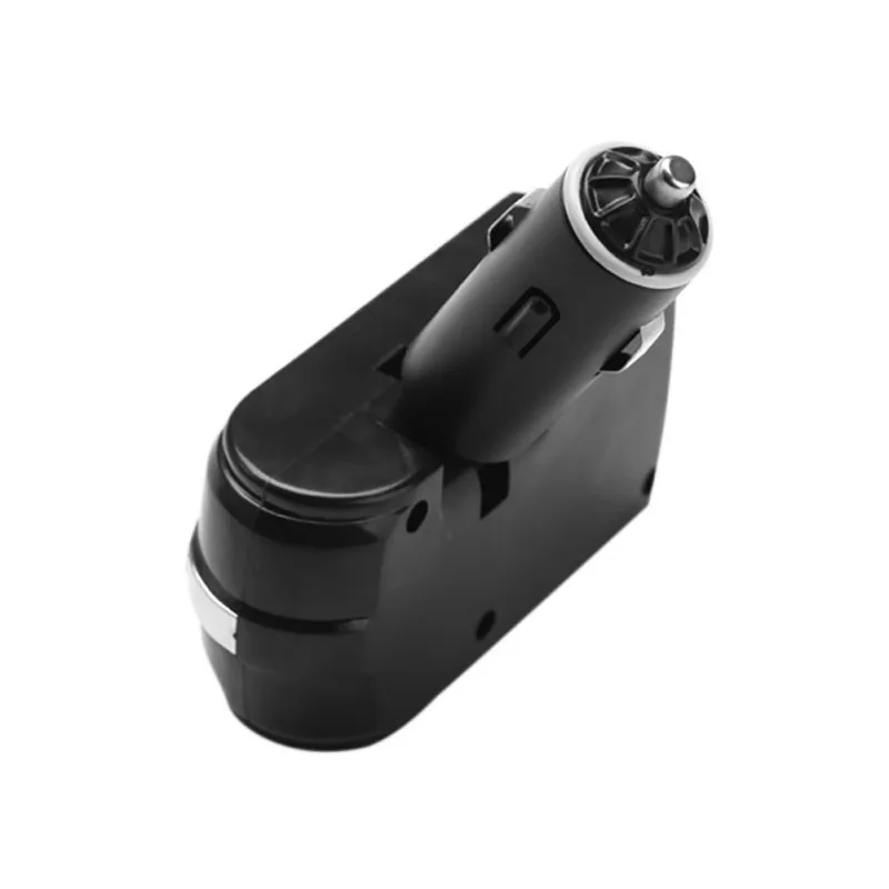 واحدة مقسمة اثنين 2-الطريق المزدوج USB شاحن سيارة DC منفذ الطاقة محول سيارة ولاعة السجائر موسع الفاصل