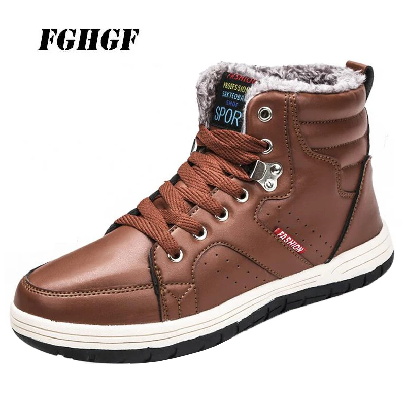 men shoes style Warm winter boots velvet, men high boots snow shoes, leisure shoes sport style code 39-48 high men shoes men sho