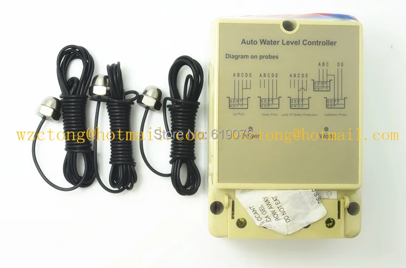

English version 5A float switch type Auto water level controller with 3 probes DF-96A 220V high quality