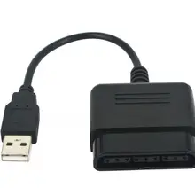 200 шт./лот PS PS2 геймпад спуска затвора для PS3 ПК Стандартный Мужской USB Кабель-адаптер