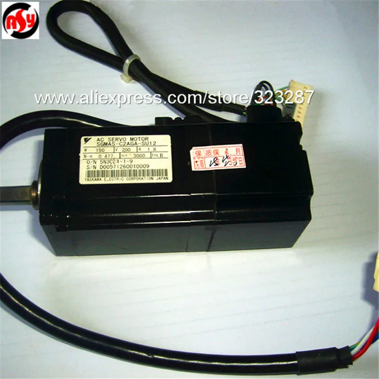 

AC Servo Motor SGMAS-C2AGA-SU12 Used & Tested Working