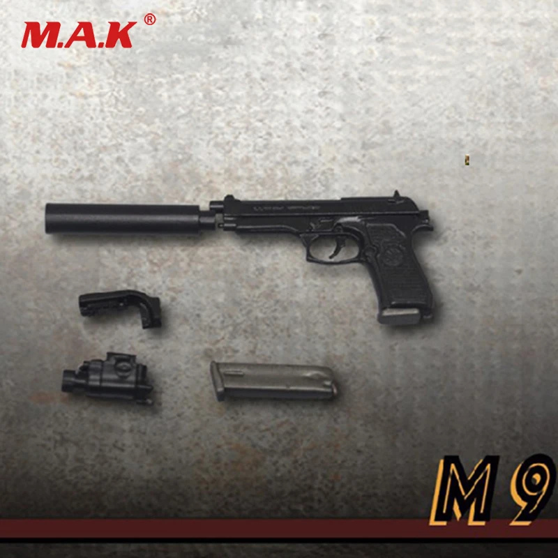 

1/6 Scale Pistol Model Handgun Weapon Toy ZY2009 Three Types Pistol Model for 12" Action Figure Accessories