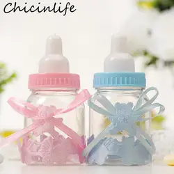 Chicinlife 6 шт. конфетница, детская бутылочка для кормления День рождения Декор новорожденного подарок душа ребенка мальчиков и девочек