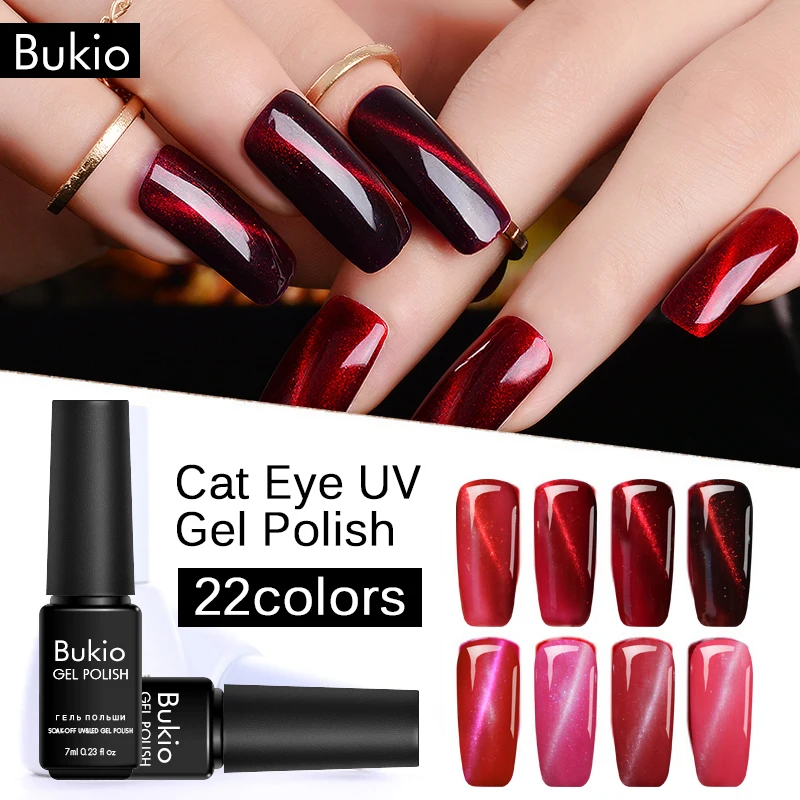 

Bukio Magnet for Gel Varnish Primer Nail Cat's Eye Gel Lacquer All for Nails and Manicure Uv Gel Permanent Enamel and Led Lamp