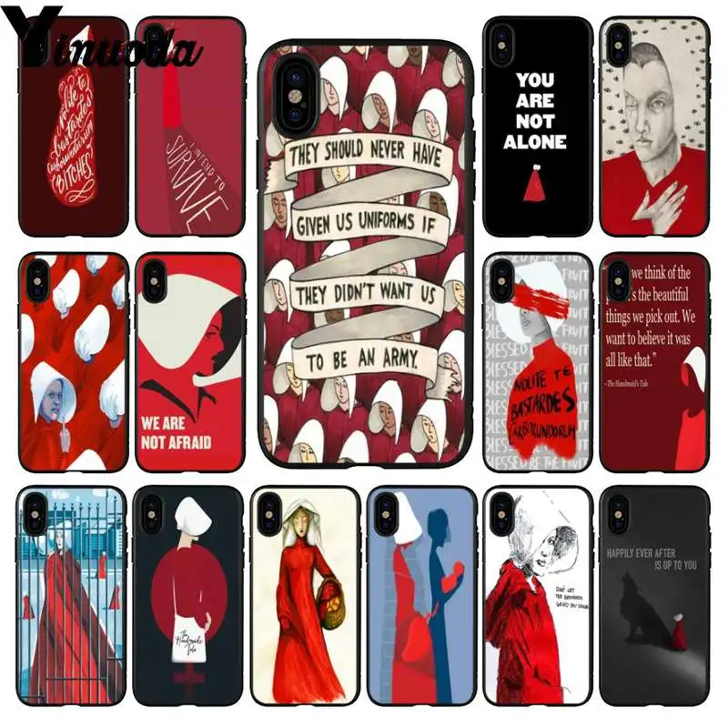 Yinuoda The Handmaid Is Tale Coque Shell Phone Case for iPhone 8 7 6 6S Plus 5 5S SE XR X XS MAX | Мобильные телефоны и