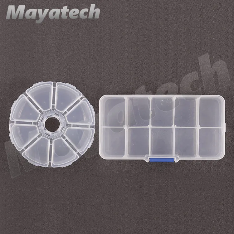 

Model Storage box Banana Head Small Parts Box 8 or 10 Slots Cells Hardware Fittings Toolbox Square and Round