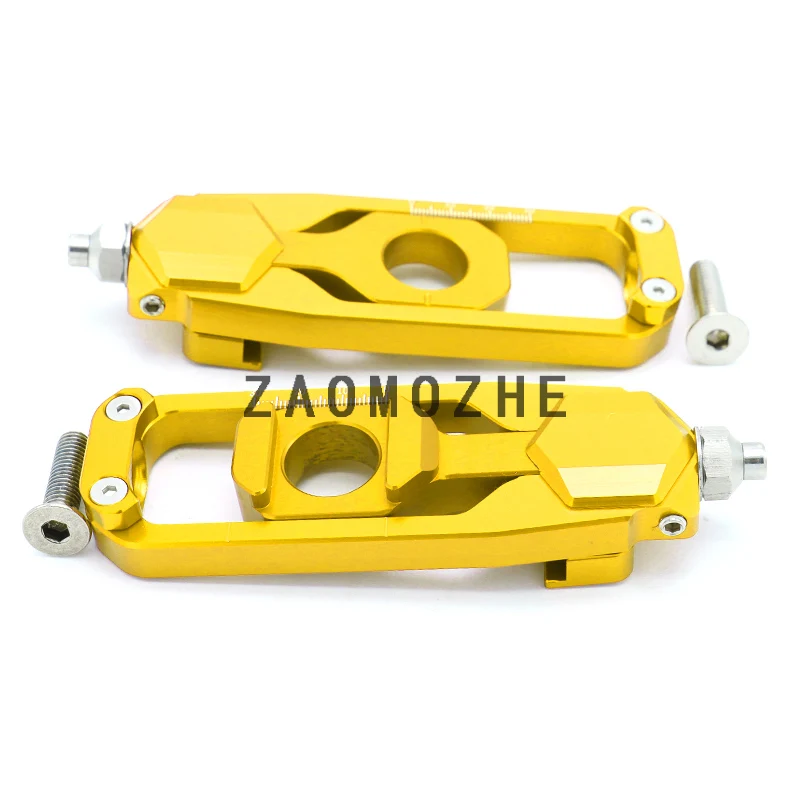 ZAOMOZHE MT09 FZ09 MT 09 цепи регулировки для Yamaha MT-09 Tracer fz-09 FJ-09- ЧПУ Алюминий Материал