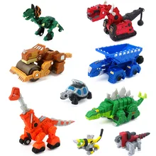 Carrinho de brinquedo de dinossauro, mini brinquedo colecionável de caminhões de dinossauro para crianças