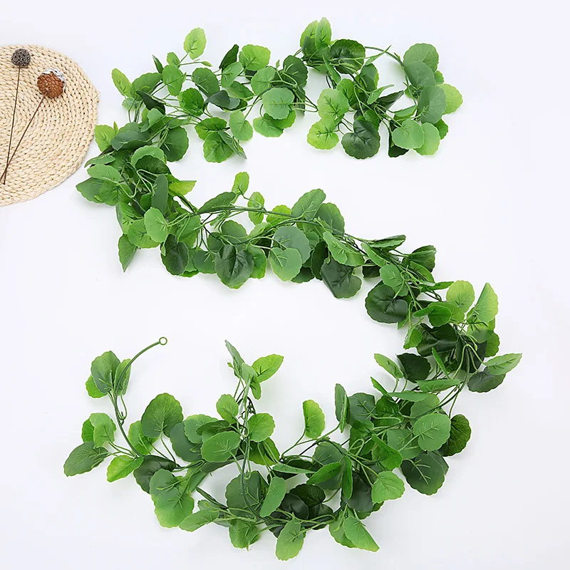 

2.2 M Artificial Flower Simulation Green Ivy Leaf Fake Plants Vine String Foliage Leaves Graduation 2019 Home Wedding Decoration