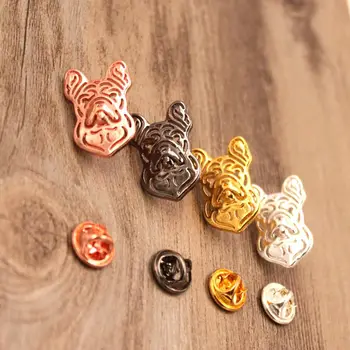 

Mdogm 2019 French Bulldog Brooches And Pins Jewelry Suit Cute Funny Metal Small Father Collar Badges Party For Male Men B021