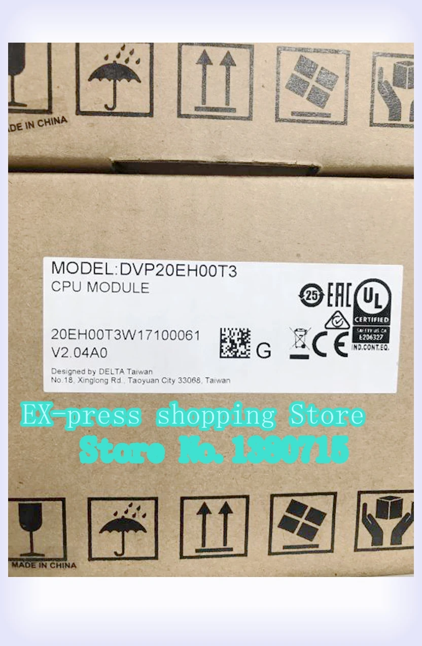 

New Original DVP20EH00T3 PLC EH3 Series 100-240VAC 12DI 8DO Transistor Output