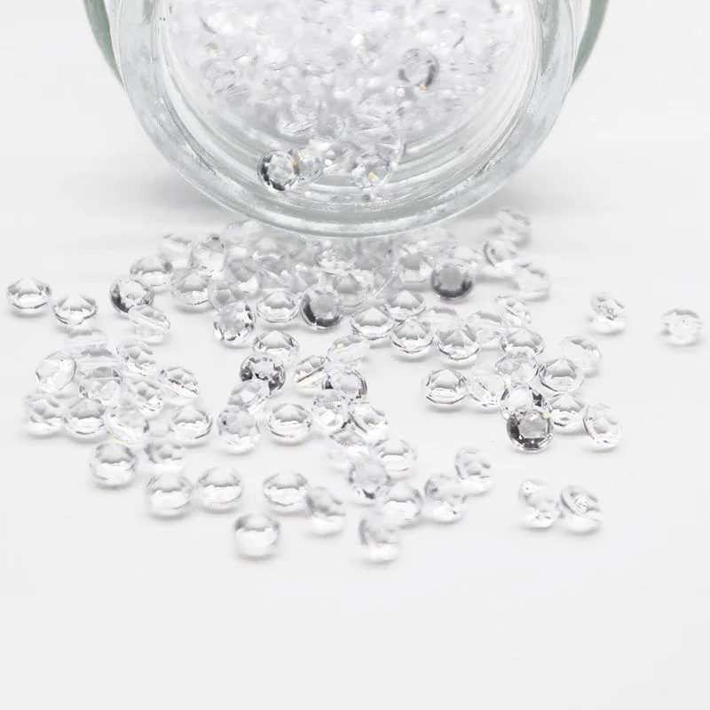 アクリル紙吹雪とダイヤモンドの花瓶1000p,直径4.5mm,パーティーデコレーション,結婚式,ブライダルシャワー用|パーティー用自作デコレーション|  - AliExpress