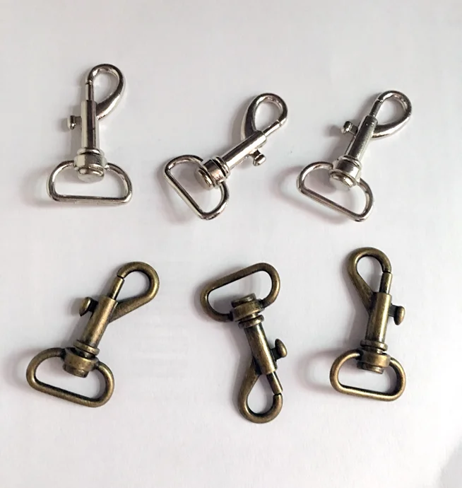 20pcs key chain hook 19*24*42mm Antique brass/Bronze Alloy Swivel