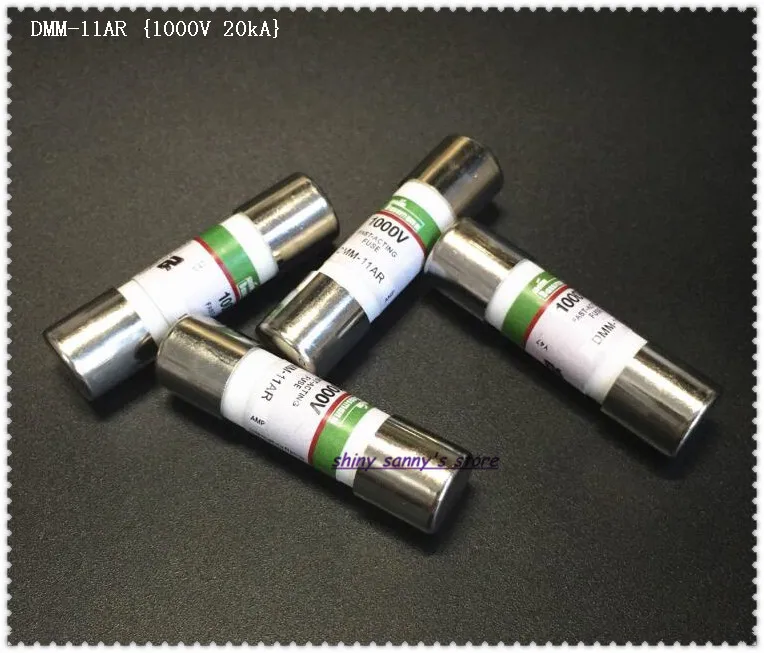 10 x 38mm DMM-11AR,DMM-B-11AR 11A 1000V 20kA Fast-Acting Ceramics Fuse For Multimeter 2 pcs/Lot ceramic fuse fast acting fuse