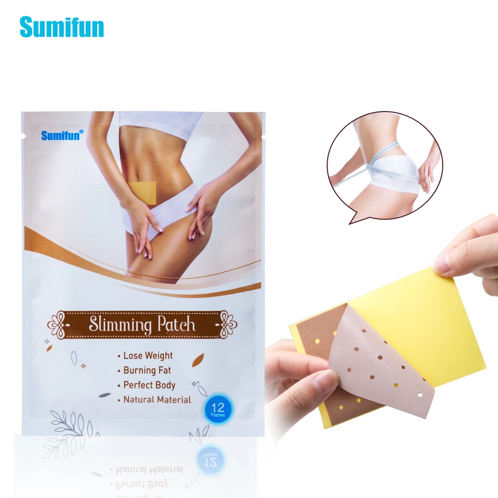 Buy 36Pcs/3Bags Weight Lose Paste Navel Slim Patch