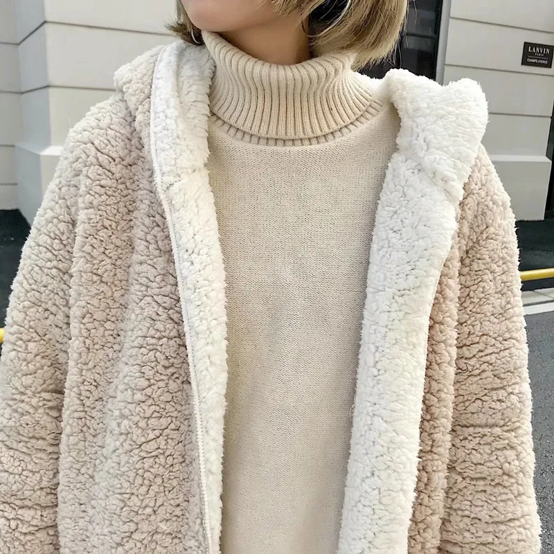 Fluffy plus size faux fur coat streetwear autumn winter long coat korean thick long cardigan harajuku warm women coats clothes Fluffy plus size faux fur coat streetwear autumn winter long coat korean thick long cardigan harajuku warm women coats clothes