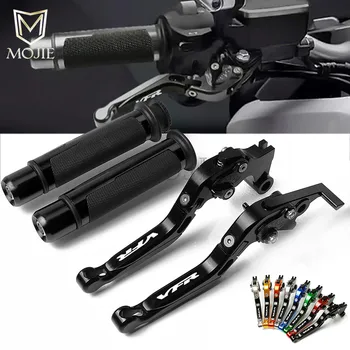 

Motorcycle CNC Adjustable Foldable Brake Clutch Lever Handle Grips For Honda VFR750 FH-FV VFR 750 1987-1997 1996 1995 1994 1993