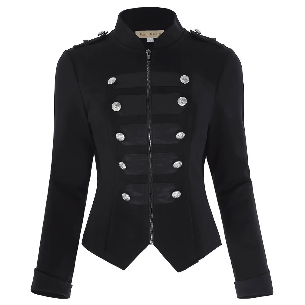 New Retro Vintage Victorian Brocade Corset Coat Tops Woman