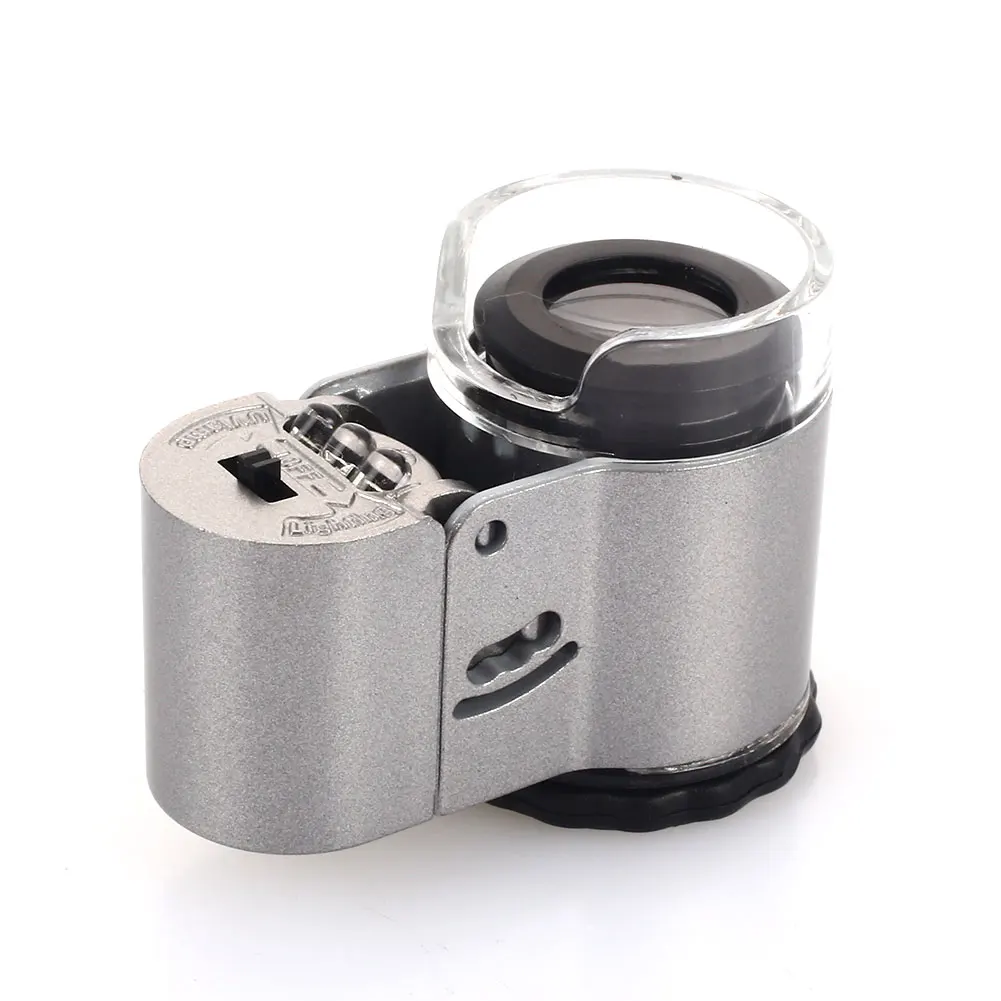 

Durable Mini Magnifier Research UV Lamp Magnifying Glass Microscope Portable Glass Lens Reading