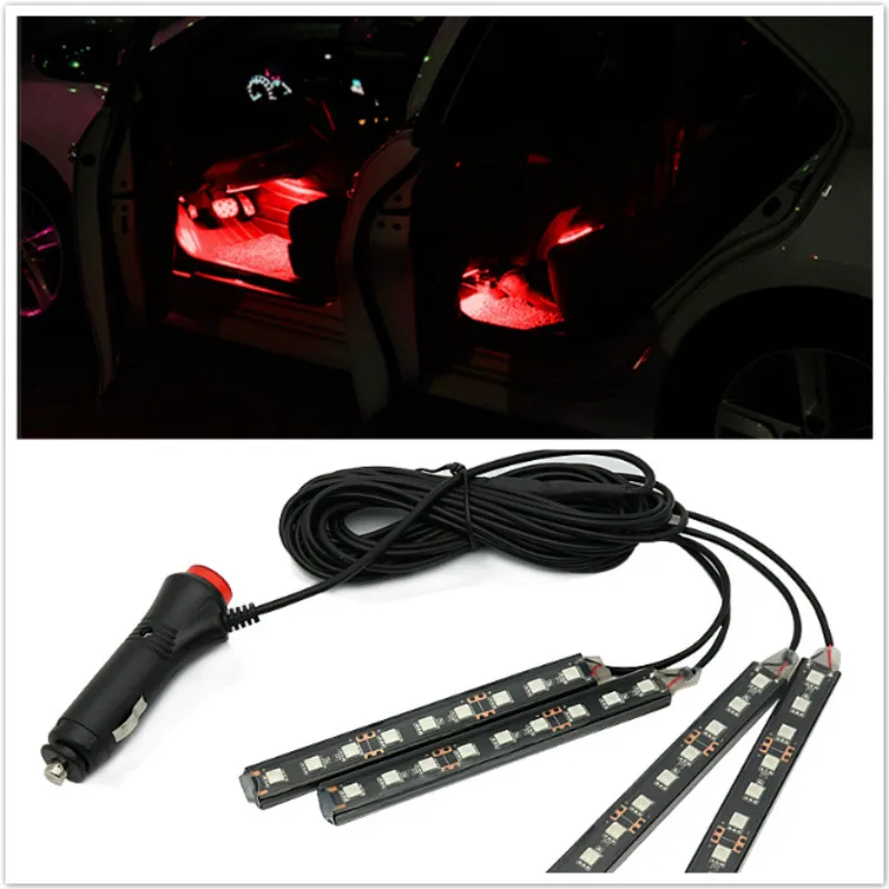 LED Car Interior foot Floor Atmosphere Light For Mitsubishi ASX Lancer 10 9 Outlander Pajero