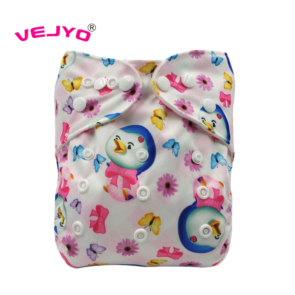 PUL Fabric Waterproof Reusable Diapers Cover Baby Pocket Washable Cloth Nappies Potty Training